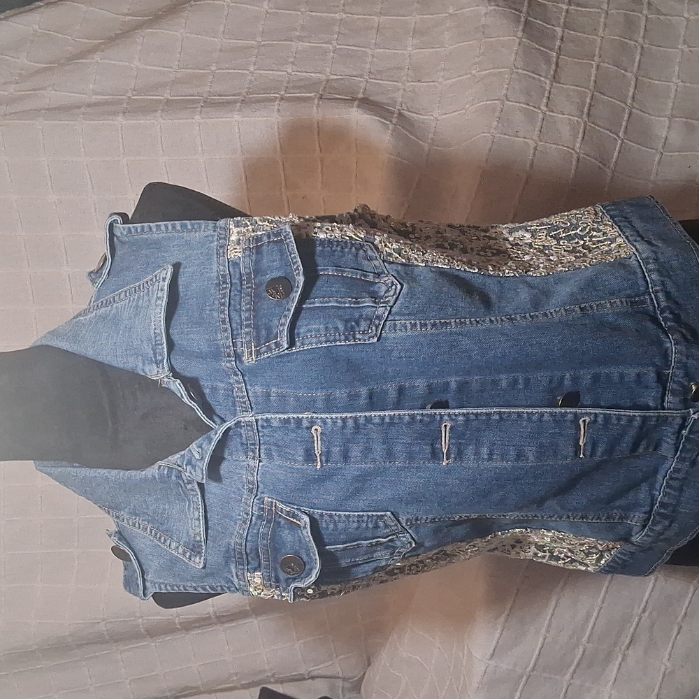 Buzz Denim Vest Jacket W 1XL